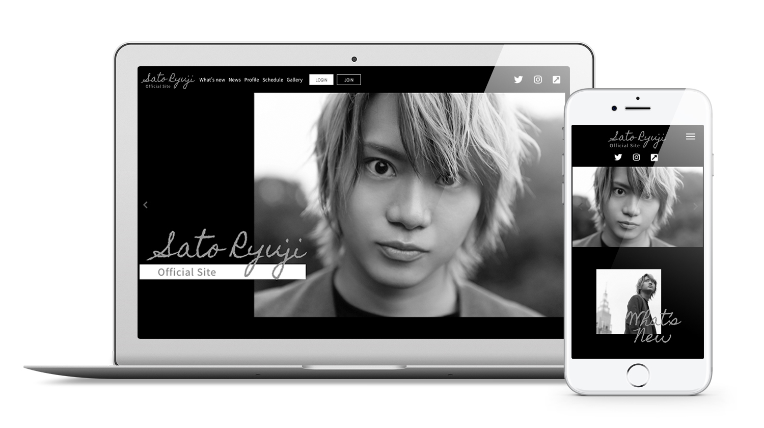 俳優 歌手として活躍する佐藤流司の公式サイトをオープン 株式会社skiyaki ファンサイト ファンクラブ ストアサイト運営