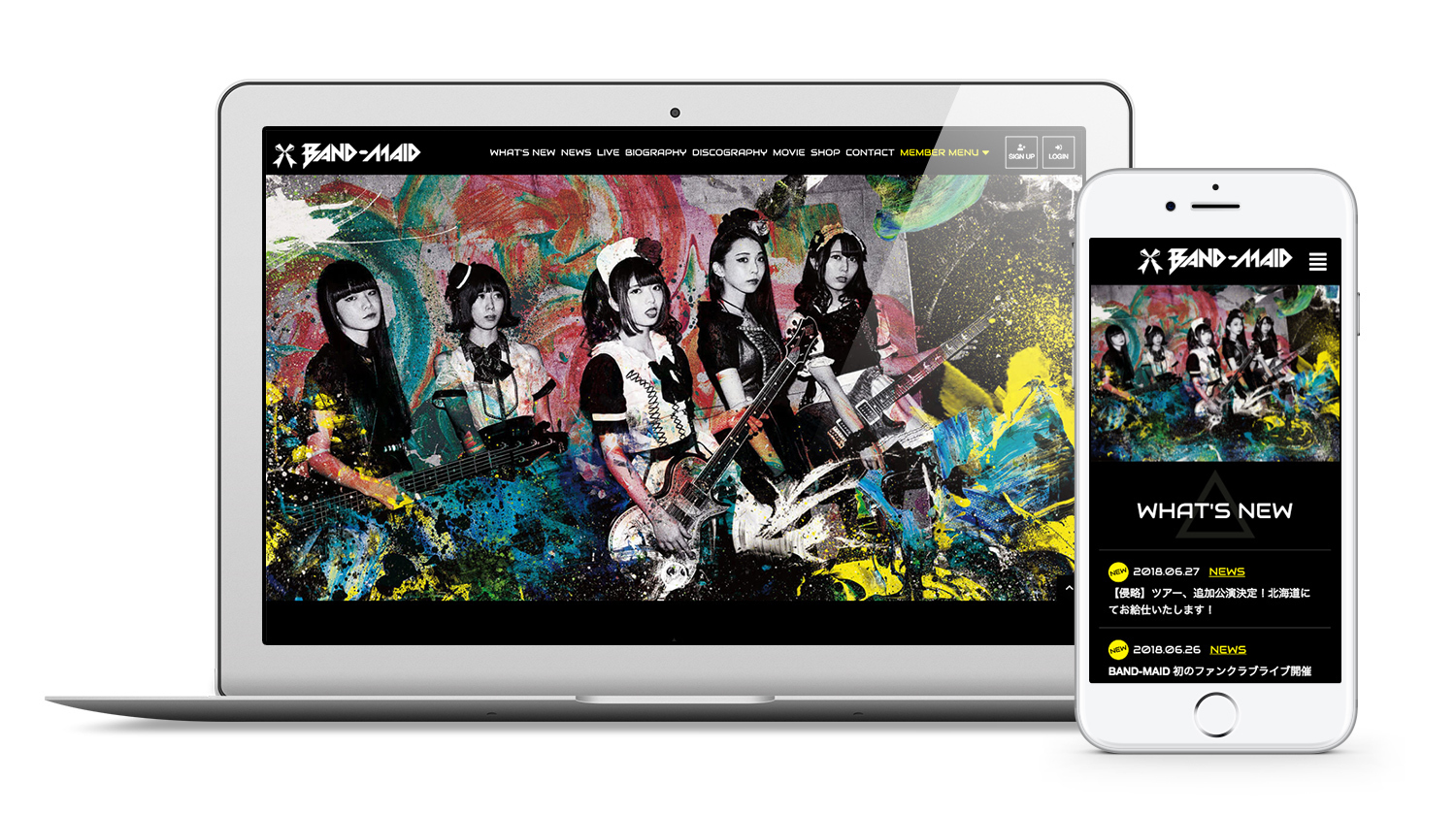 BAND MAID 公式ファンクラブオープン！ | 株式会社SKIYAKI | ファン