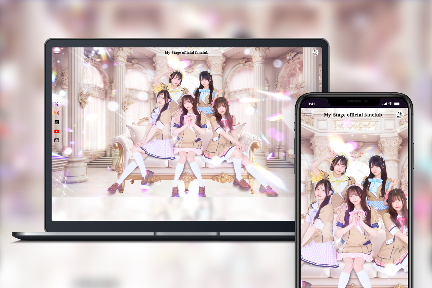 Bitfan」にて、5人組アイドルグループ・My_Stageのオフィシャル