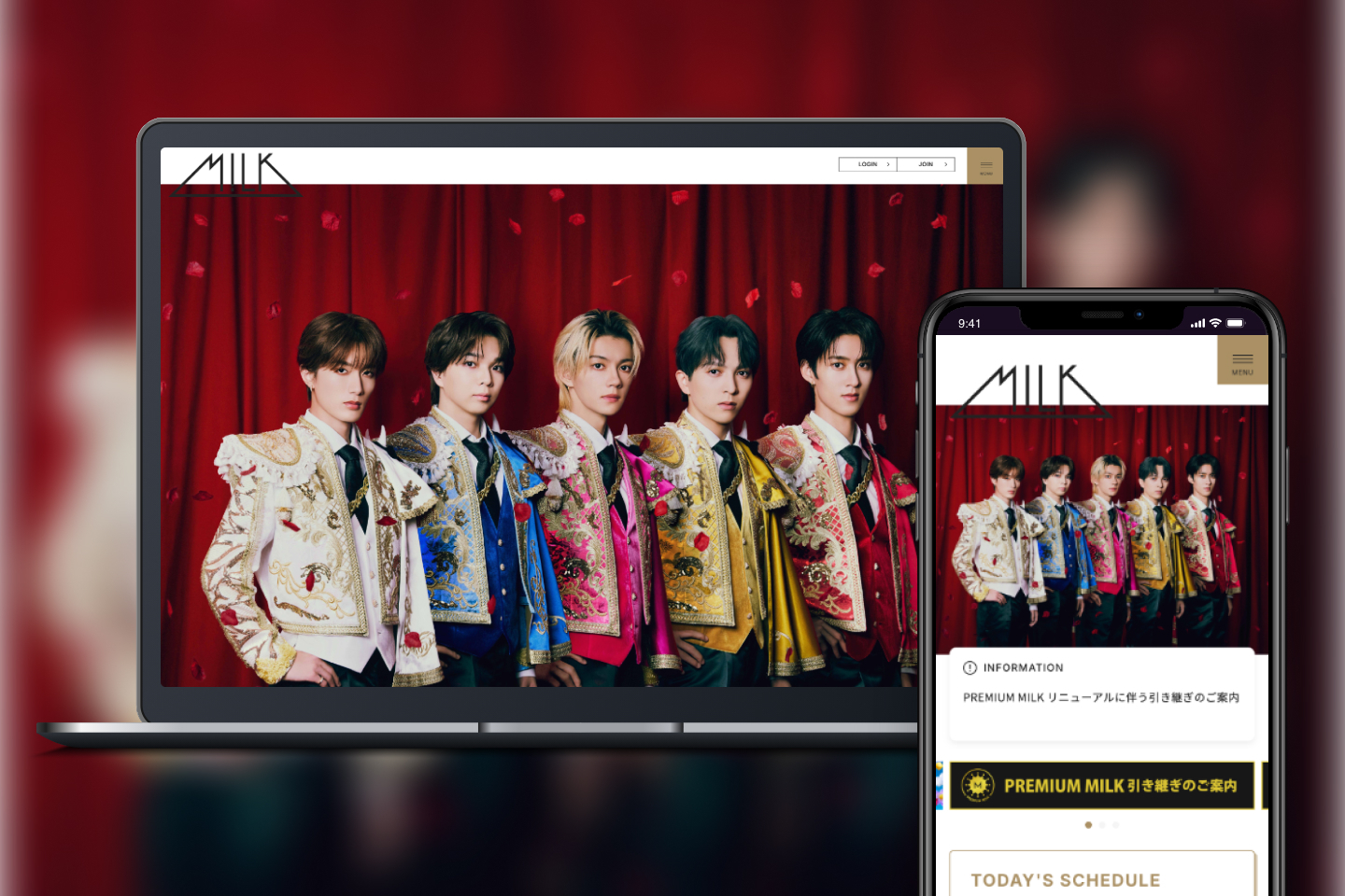 大人気5人組ダンスボーカルグループ・M!LKのオフィシャルサイトおよび