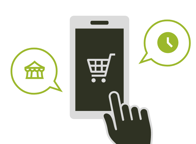 ECサイトで受取時間を指定して事前注文